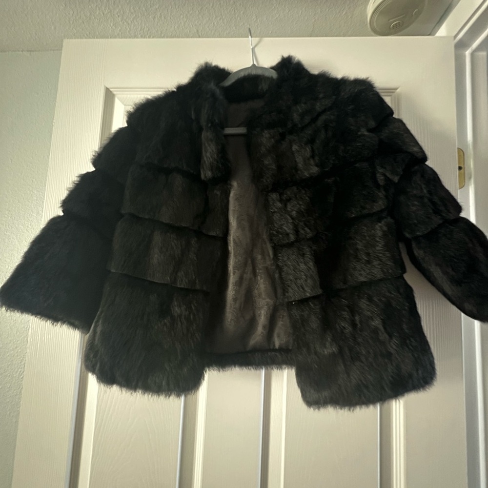 Faux Fur coat (quarter sleeves + short)